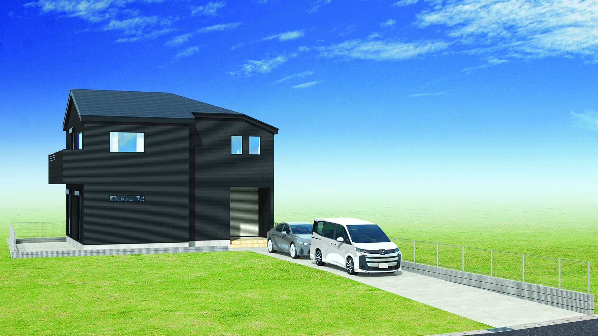 完成パース(外観)